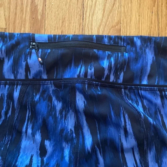 Lululemon sz 4 All Ed Up Mid-Rise Tight designed for running blue black EUC - Picture 9 of 11